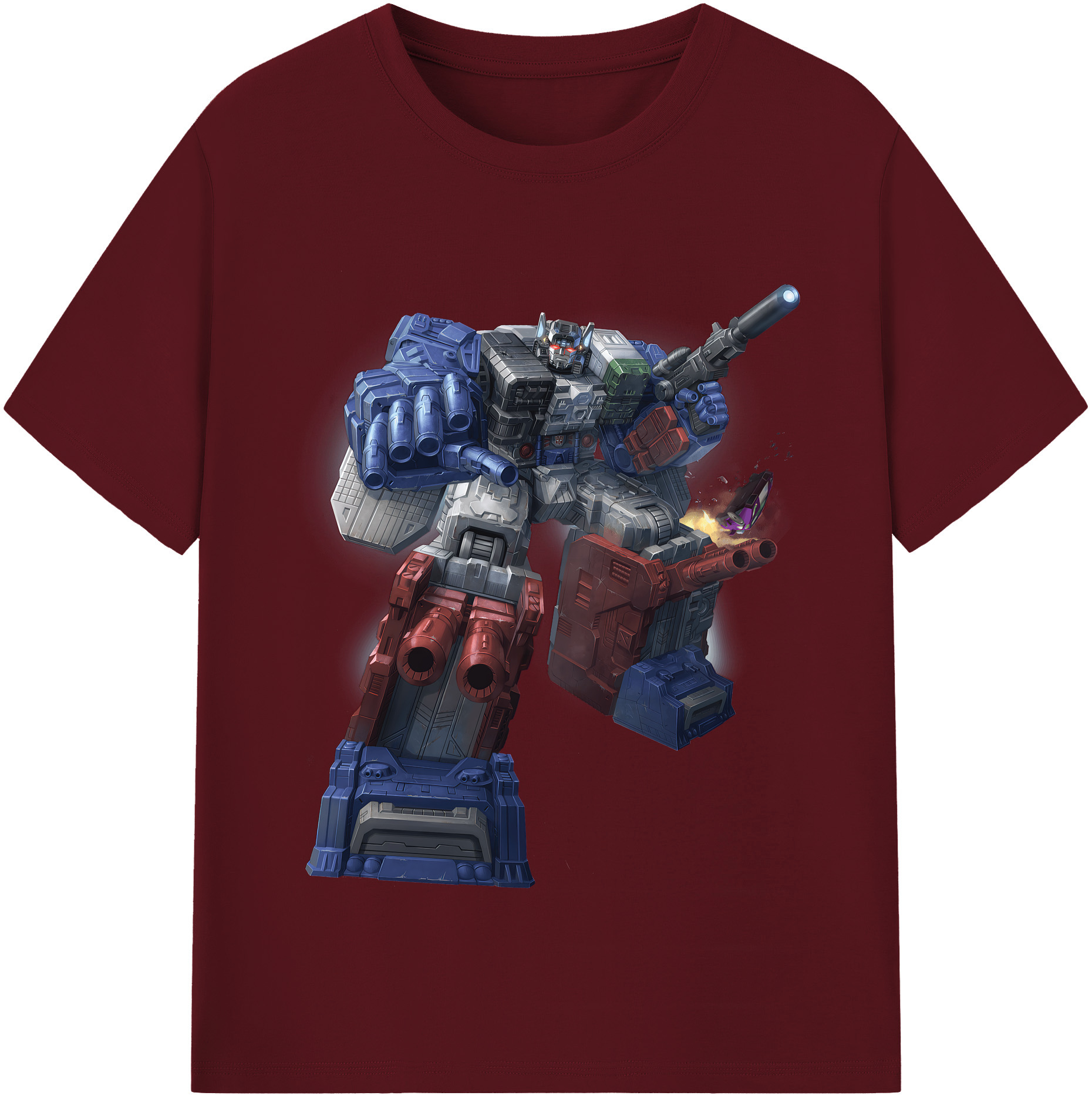 （画像用） Transformers トランスフォーマー 綿100％半袖Tシャツ（フロントプリント）